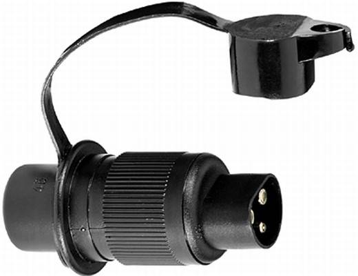 HELLA 8JA 002 263-011 Stecker - 3-polig - Stecker: Flachstecker - schwarz