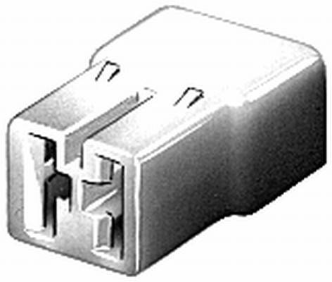 HELLA 8JD 008 151-011 Steckgehäuse - 2-polig - Stecker: Flachsteckhülse