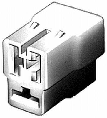 HELLA 8JD 008 151-031 Steckgehäuse - 3-polig - Stecker: Flachsteckhülse