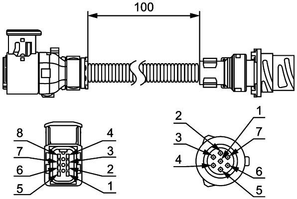 HELLA 8KA 211 923-002 Leitungssatz, Heckleuchtenumrüstung - Umrüstung auf Hybridtechnologie (Glühlam