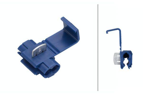 HELLA 8KV 705 123-002 Leitungsverbinder - blau - von: 0.8mm² - bis: 2.0mm² - Abzweigverbinder - Meng