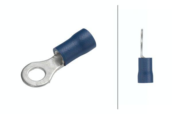 HELLA 8KW 044 028-003 Leitungsverbinder - blau - von: 1.5mm² - bis: 2.5mm² - M4 - Ringform - Menge: