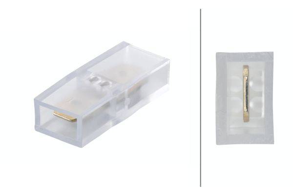 HELLA 8KW 044 035-003 Leitungsverbinder - transparent - 6,3 x 0,8