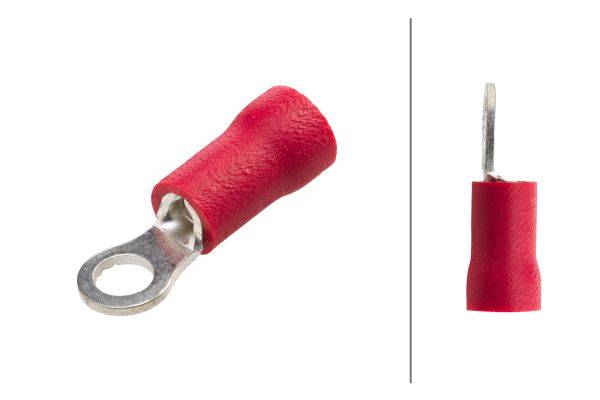 HELLA 8KW 044 275-003 Leitungsverbinder - rot - von: 0.5mm² - bis: 1.0mm² - M3 - Ringform - Menge: 1