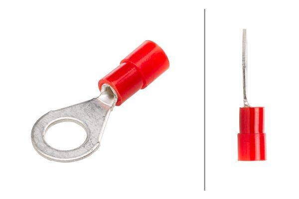 HELLA 8KW 178 042-032 Leitungsverbinder - rot - von: 0.5mm² - bis: 1.5mm² - Ringverbinder - M6 - Boh