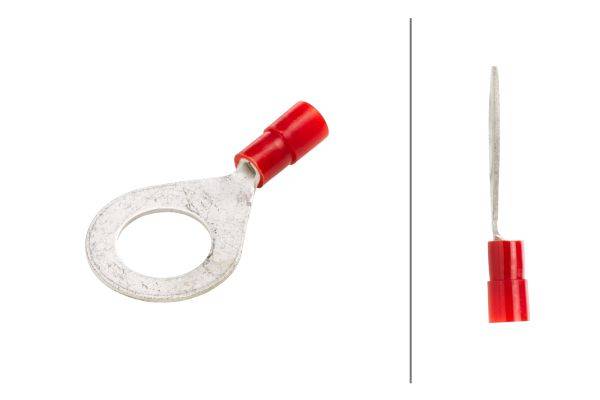 HELLA 8KW 178 042-052 Leitungsverbinder - rot - von: 0.5mm² - bis: 1.5mm² - Ringverbinder - M10 - Bo