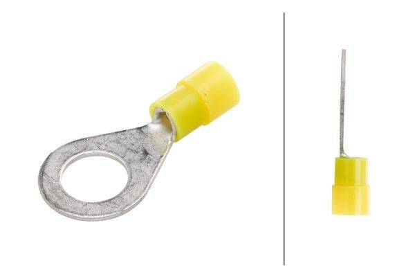 HELLA 8KW 178 042-242 Leitungsverbinder - gelb - von: 4.0mm² - bis: 6.0mm² - Ringverbinder - M10 - B