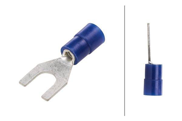 HELLA 8KW 178 045-102 Leitungsverbinder - blau - von: 1.5mm² - bis: 2.5mm² - Gabelverbinder - M5 - B