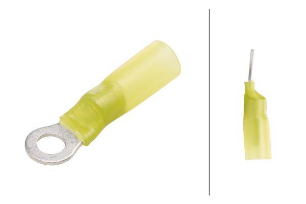 HELLA 8KW 732 574-003 Leitungsverbinder - gelb - von: 4.0mm² - bis: 6.0mm² - M5 - Ringform