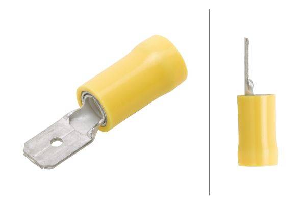 HELLA 8KW 744 700-003 Leitungsverbinder - gelb - von: 4.0mm² - bis: 6.0mm² - Flachstecker - 6,3 x 0,