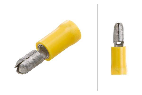 HELLA 8KW 744 733-003 Leitungsverbinder - gelb - von: 4.0mm² - bis: 6.0mm² - Rundstecker - Ø: 5mm -