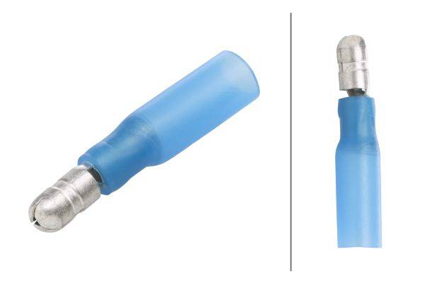 HELLA 8KW 744 766-003 Leitungsverbinder - blau - von: 1.5mm² - bis: 2.5mm² - Rundstecker - Ø: 5mm
