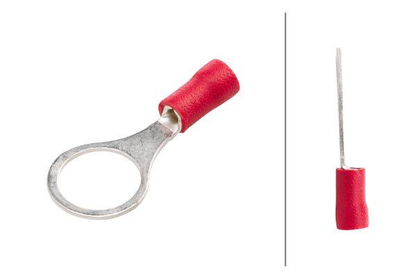 HELLA 8KW 744 774-003 Leitungsverbinder - rot - von: 0.5mm² - bis: 1.0mm² - M10 - Ringform - Menge: