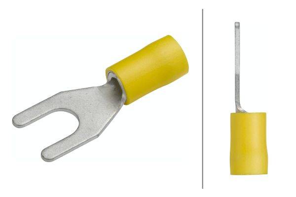 HELLA 8KW 744 785-003 Leitungsverbinder - mit Gabelkopf - gelb - von: 4.0mm² - bis: 6.0mm² - Gabelve