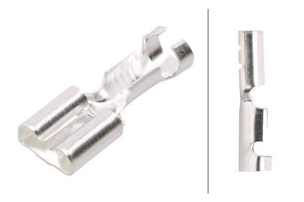 HELLA 8KW 744 820-003 Leitungsverbinder - mit Arretierung - silber - von: 1.5mm² - bis: 2.5mm² - Fla