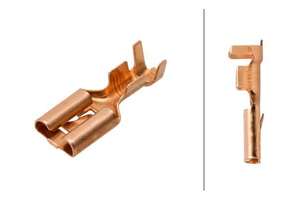 HELLA 8KW 744 822-003 Leitungsverbinder - mit Arretierung - silber - von: 4.0mm² - bis: 6.0mm² - Fla