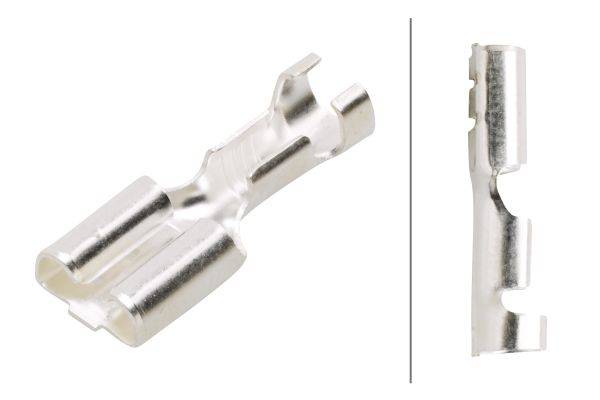 HELLA 8KW 744 825-003 Leitungsverbinder - silber - von: 1.5mm² - bis: 2.5mm² - Flachsteckhülse - 6,3