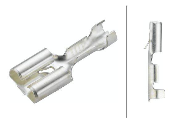 HELLA 8KW 744 882-003 Leitungsverbinder - silber - von: 0.5mm² - bis: 1.0mm² - Flachsteckhülse - 6,3
