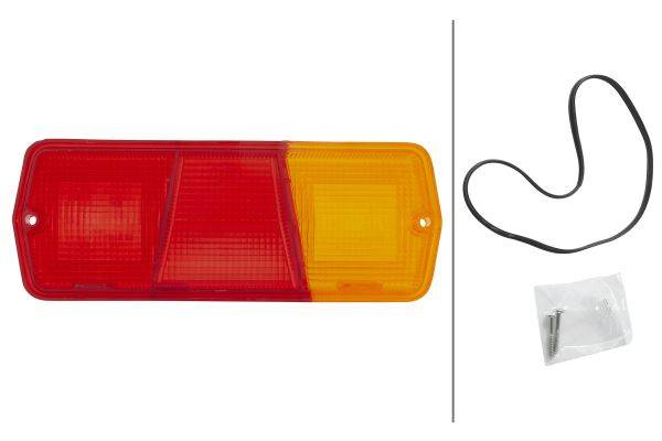 HELLA 9EL 107 368-001 Heckleuchte - Glühlampe - links - für u.a. MB T2/L Box Body/Estate