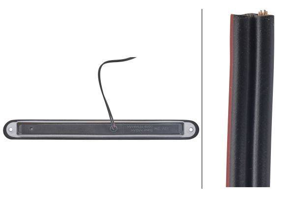 HELLA 2DA 959 071-037 Zusatzbremsleuchte - LED - 12V - Einbau - Lichtscheibenfarbe: glasklar - LED-L