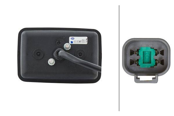 HELLA 2SD 997 131-367 Heckleuchte - Kabel: 900mm - rechts/links
