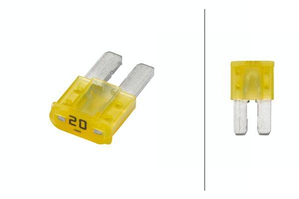 HELLA 8JS 218 229-042 Sicherung - MICRO2 - 20A - 32V - gelb - Menge: 5