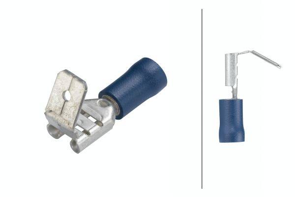 HELLA 8KW 044 032-003 Leitungsverbinder - blau - von: 1.5mm² - bis: 2.5mm² - Steckverteiler - 6,3 x