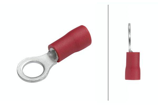 HELLA 8KW 044 291-003 Leitungsverbinder - rot - von: 0.5mm² - bis: 1.0mm² - M5 - Ringform - Menge: 1