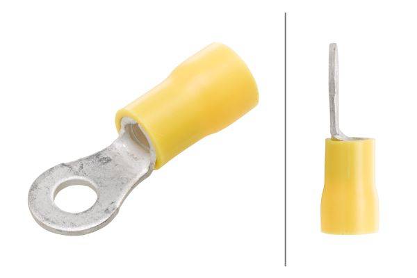HELLA 8KW 744 776-003 Leitungsverbinder - gelb - von: 4.0mm² - bis: 6.0mm² - M4 - Ringform - Menge: