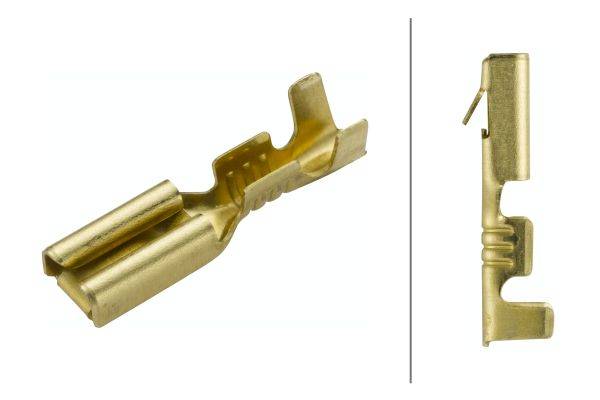 HELLA 8KW 744 817-003 Leitungsverbinder - mit Arretierung - mit Rastnase - silber - von: 0.85mm² - b