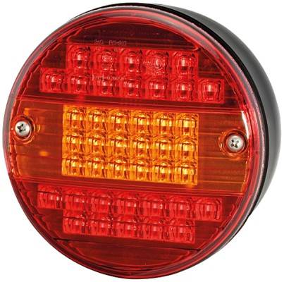 HELLA 2SD 340 685-051 Heckleuchte - LED - 24V - rund - Stecker: Superseal 1 x 4 - Stecker: Female -