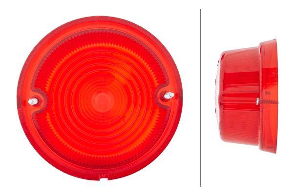 HELLA 9EL 135 266-001 Lichtscheibe, Schlussleuchte - Lichtscheibenfarbe: rot
