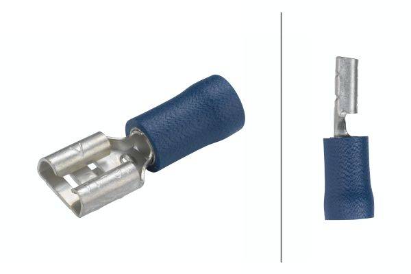 HELLA 8KW 044 022-003 Leitungsverbinder - blau - von: 1.5mm² - bis: 2.5mm² - Flachsteckhülse - 6,3 x