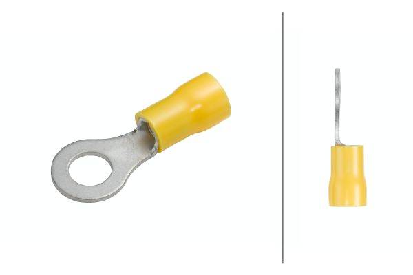 HELLA 8KW 044 030-003 Leitungsverbinder - gelb - von: 4.0mm² - bis: 6.0mm² - M6 - Ringform - Menge: