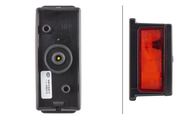 HELLA 2XS 007 841-011 Umrissleuchte - Rear-Logic - 12/24V - Anbau/geschraubt - Lichtscheibenfarbe: g