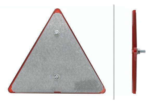 HELLA 8RA 002 020-051 Rückstrahler - Lichtscheibenfarbe: rot - geschraubt