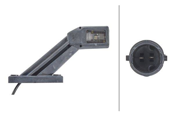 HELLA 2XS 011 769-617 Umrissleuchte - 12/24V - Kabel: 500mm - Stecker: EasyConn 90 - links/seitliche