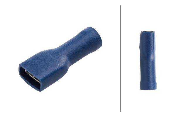 HELLA 8KW 708 374-003 Leitungsverbinder - mit Staubschutz - blau - von: 1.5mm² - bis: 2.5mm² - Flach