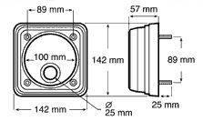 LED Ampelkombination rot/grün, LED -Technik in 24V Ausführung: Aufbau