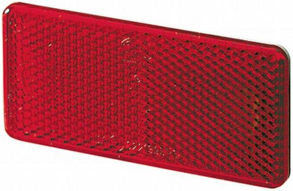 HELLA 8RA 003 326-931 Rückstrahler - Lichtscheibenfarbe: rot - geklebt - Set - Menge: 2