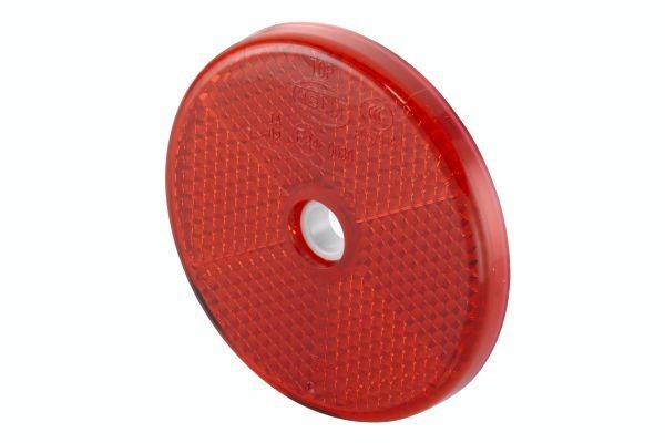 HELLA 8RA 002 014-231 Rückstrahler - Lichtscheibenfarbe: rot - geschraubt