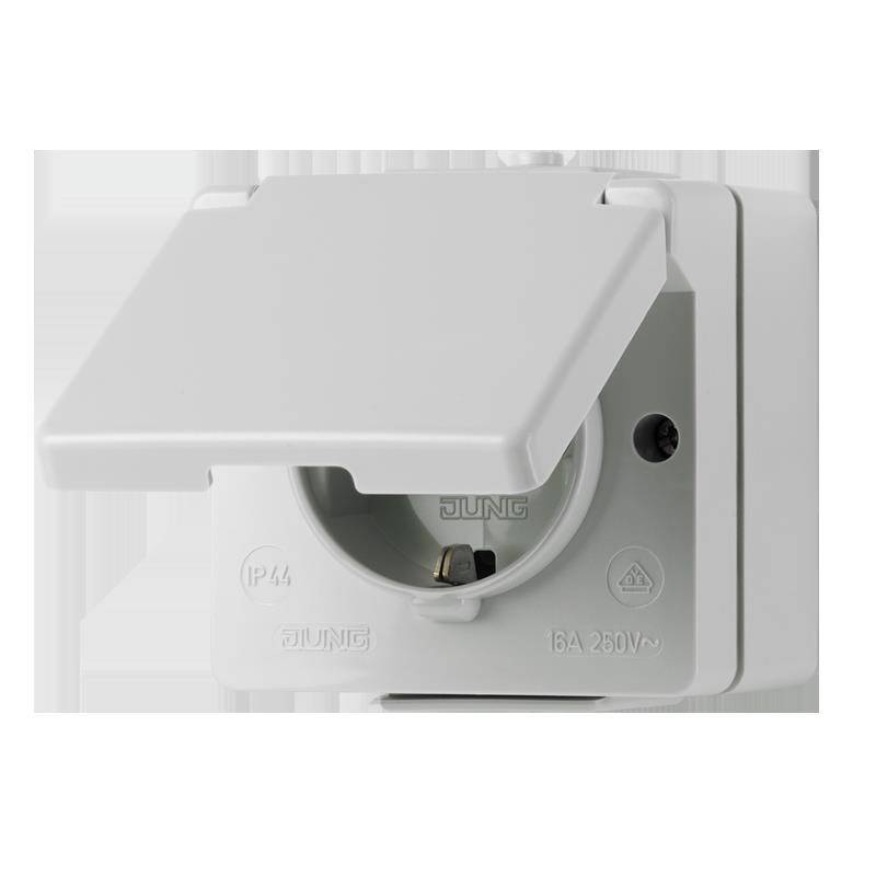Jung SCHUKO-Steckdose 621 W-1