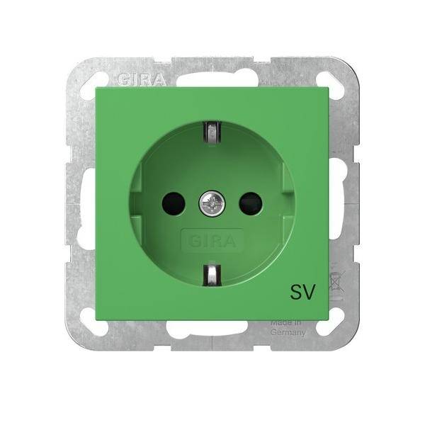 Gira SCHUKO-Steckd. SH SV 4453107