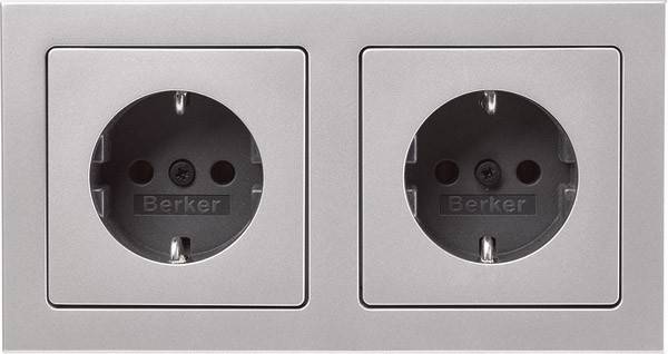 5 Stk. Berker Steckdosen-Kom SCHUKO 2f m 47206094