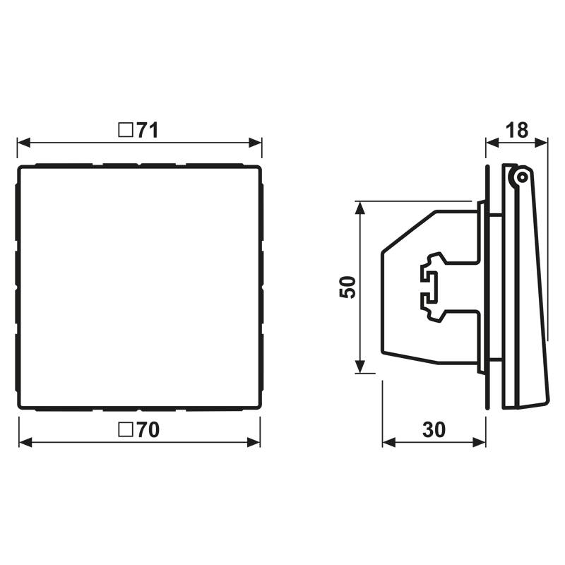 Jung SCHUKO Steckdose AL 1520 NKL AN