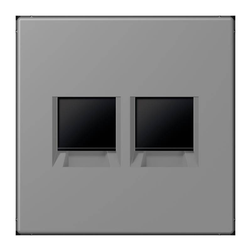 Jung Abdeckung (gerastet) LC 1969-2 WE 203