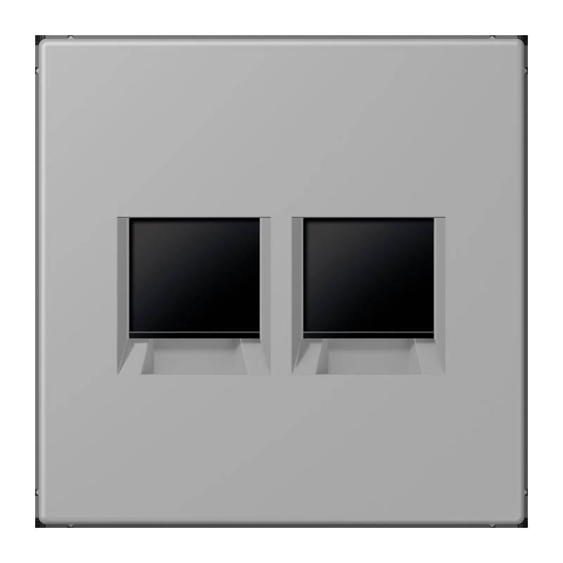 Jung Abdeckung (gerastet) LC 1969-2 WE 204