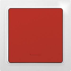 Eltako Funk-1-Kanal-Taster F1T55E-wg/rot