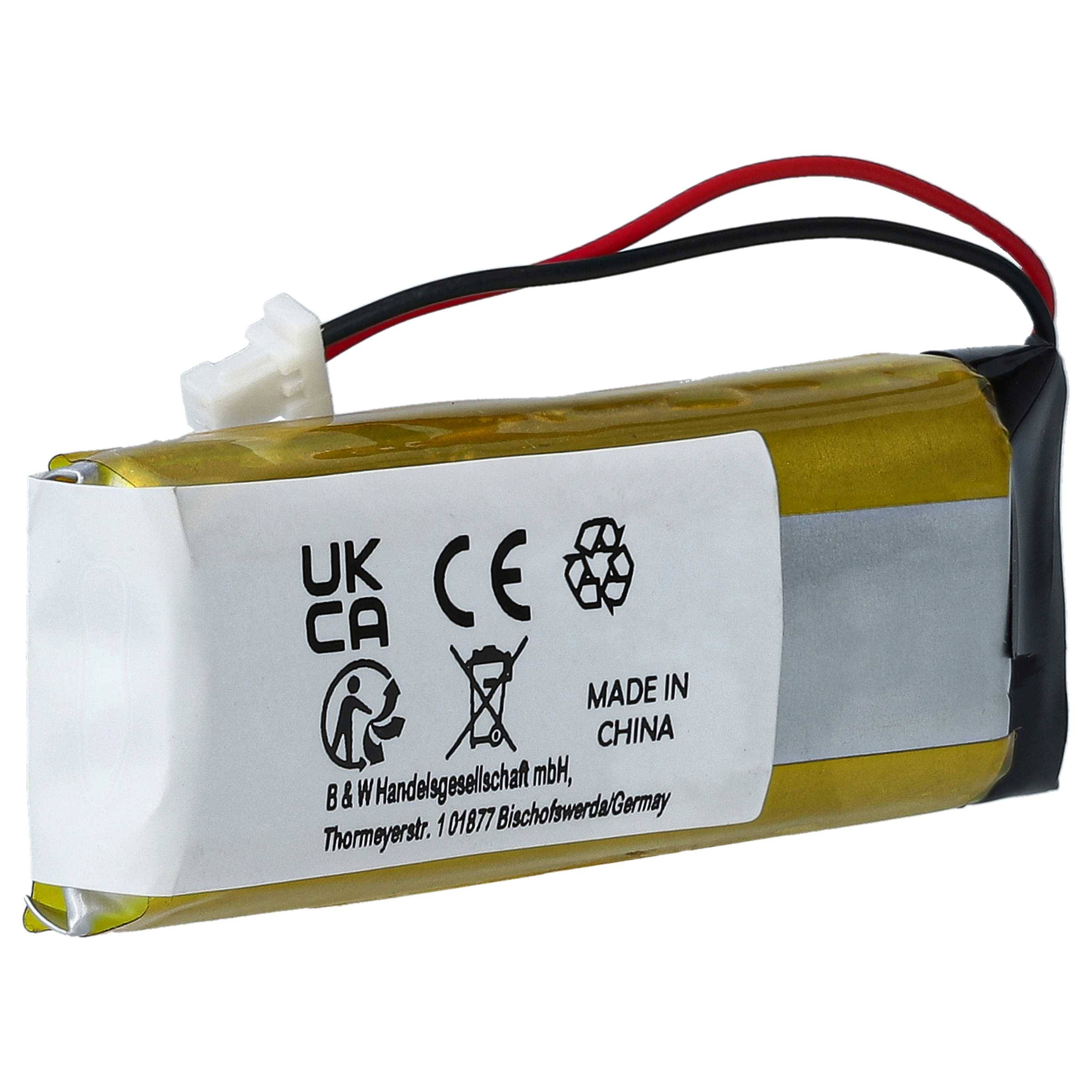 vhbw 2x Akku Ersatz für BAT00002, WW452050-2P, ZN452050PC-1S2P für GPS Navigation Navi (800 mAh, 3,7 V, Li-Polymer)
