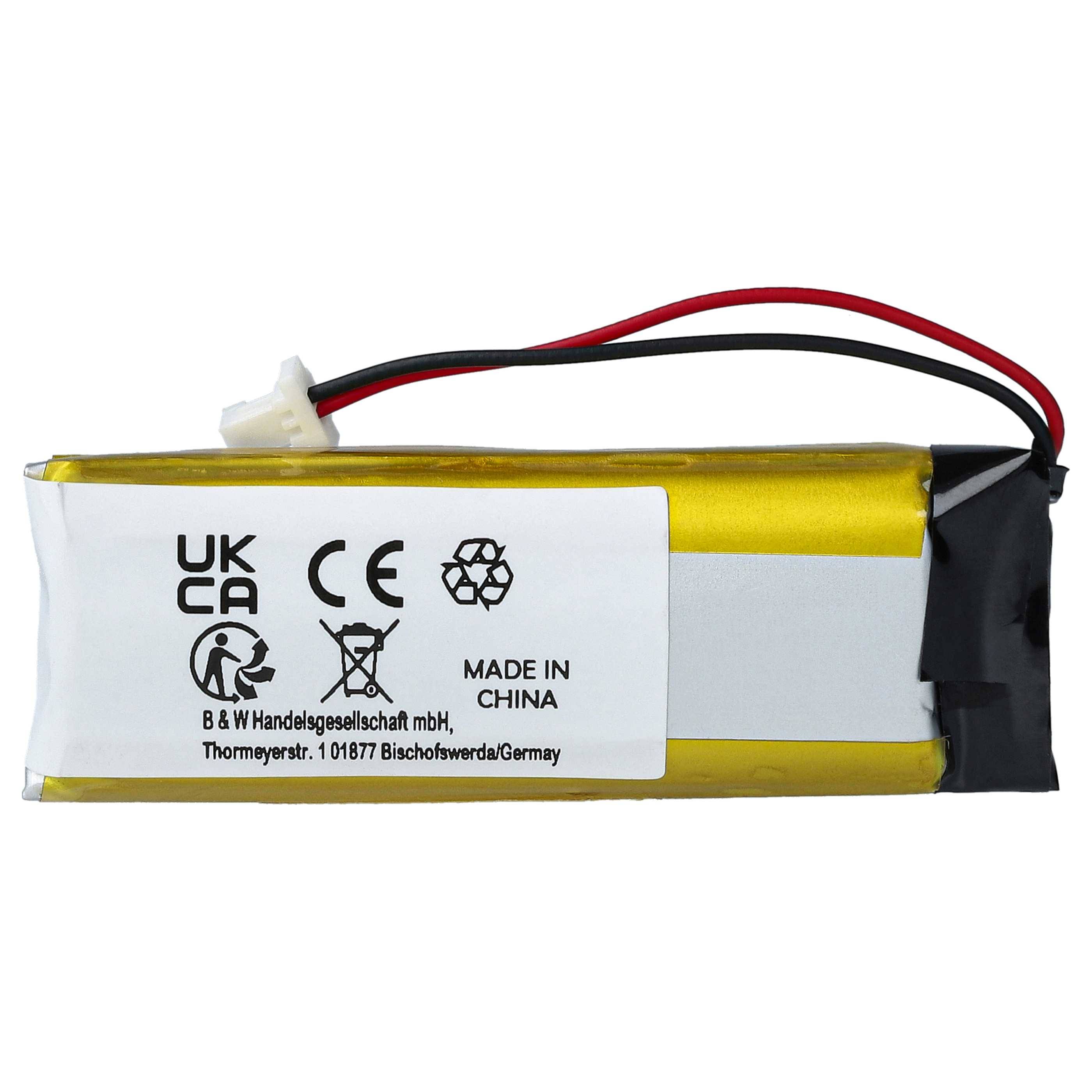 vhbw 2x Akku Ersatz für BAT00002, WW452050-2P, ZN452050PC-1S2P für GPS Navigation Navi (800 mAh, 3,7 V, Li-Polymer)
